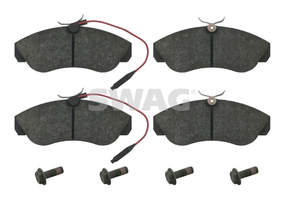 set placute frana,frana disc 62 91 6069 SWAG